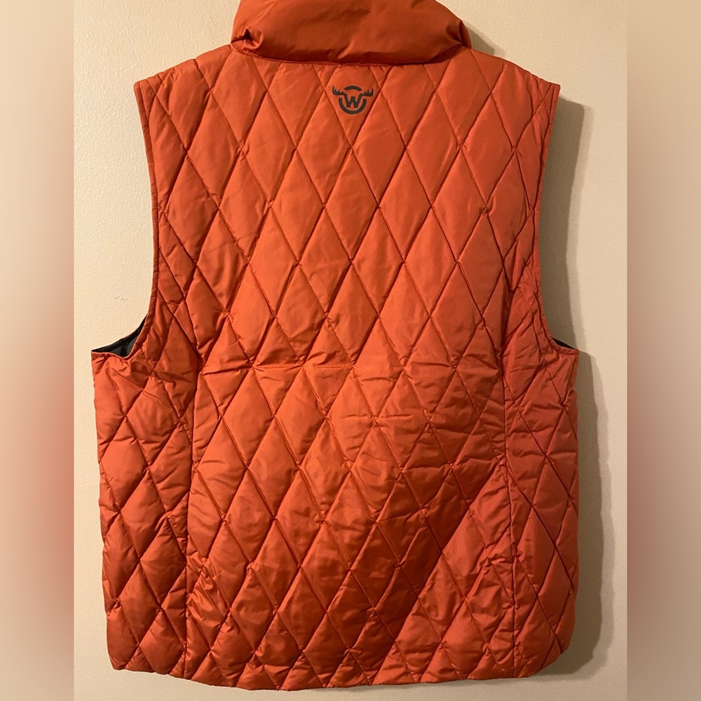 New NWT Moosejaw Womens Down Insulator Vest Flamingo Pink Coral Orange Size 2XL - Picture 2 of 4